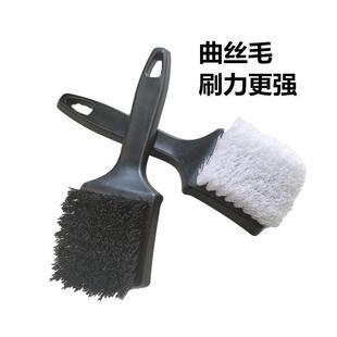 熱銷汽車輪胎輪轂清洗刷 曲絲發動機清潔毛刷 腳墊清理毛刷定制